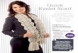 Quick Eyelet Scarf - Crochet World Magazine · We cannot, however, take responsibility for human error, typographical mistakes or variations in individual work. Please visit Annies