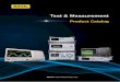 Test & Measurement - telonicinstruments.co.uk Catalogue.pdf · 6 RIGOL Ordering Information Order Information Order Number Model MSO7054 (500 MHz, 10 GSa/s, 100 Mpts, 4+16 CH MSO)