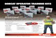 BOBCAT OPERATOR TRAINING KITSassets.bobcat.com/literature/b-1835-operator-training-kit.pdf · • Basic operation ... and hands-on training BOBCAT OPERATOR TRAINING KITS Training