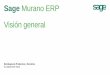 Sage Murano Visión general - Software de gestión ERP ... · Acaban de publicitar un hosting con un tercero. ... Opciones de menú Cuadros de mando ... Base de datos MS SQL-SERVER