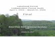 Draft Lakehead Forest IFA Report - Ontariofiles.ontario.ca/environment-and-energy/forestry/audits/audits... · Final Report Independent Audit of the Lakehead Forest 1.0 Executive