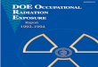 DOE/EH-0533 DOE OCCUPATIONAL RADIATION EXPOSURE .doe occupational radiation exposure report doe/eh-0533