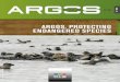 ARGOS, PROTECTING ENDANGERED SPECIES€¦ · 12/2016 #83 2 3 #83 12/2016 guiana/suriname using argos to identify key marine areas for conservation of endangered green turtles united