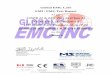 Global EMC Labs EMI / EMC Test Report · EMC Lab Manager Global EMC Inc. 180 Brodie Dr, Unit 2 Richmond Hill, ON L4B 3K8 CANADA Ph: (905) 883-8189 Testing produced for