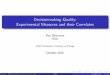 Decisionmaking Quality: Experimental Measures and .Decisionmaking Quality: Experimental Measures