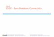 Aula 4 JDBC - Java Database Connectivity - inf.ufsc.brbosco/ensino/ine5625/slides/Aula04 - JDBC.pdf · Programas podem se conectar diretamente com o banco de dados Não há camadas