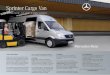  · printer Cargo Van —ma original y mavgtil deampliar su negocio. Mercedes-Benz La nueva linea Splinter. Brillda confort y economía de operación, diseño
