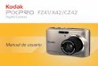 Manual de usuario - Kodak PIXPRO Digital Cameras · 5 Compre tarjetas de memoria originales de marca reconocida. No modifique el nombre de los archivos o carpetas de la tarjeta de