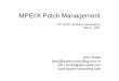 MPE/iX Patch Management - ClassicCMP · checkslt.mpexl.telesup and then with VSTORE. 58 CHECKSLT.MPEXL.TELESUP Choose option 1. 59 Partial results from CHECKSLT. 60 Partial results