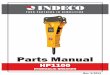 Parts Manual - Indeco Breakersindeco-breakers.com/.../01/HP1100-parts-manual.pdf · HP1100 Hydraulic Breaker - PARTS MANUAL Parts Manual HP1100 HYDRAULIC BREAKER Rev. 3/2014