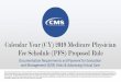 Calendar Year (CY) 2019 Medicare Physician Fee ... - cms.gov · The Centers for Medicare & Medicaid Services (CMS) employees, agents, and staff make no representation, warranty, or