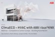 Webinar: ClimaECO – HVAC with ABB i-bus®KNX - … · What is ClimaECO? ClimaECO: ABB i-bus® KNX HVAC Solutions May 18, 2018 Slide 38 ClimaECO is our campaign to highlight our