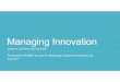 PICMET International Inovation - Lessons Learned - … · RTOs History Role and Mandate In the early 20thcentury, governments in many countries and regions created ... The overall