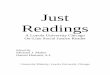 Just Readings - Loyola University Chicagoblogs.luc.edu/socialjustice/files/2012/02/JustReadings.pdf · Just Readings A Loyola University Chicago On-Line Social Justice Reader Edited