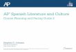 Course Planning and Pacing Guide 2 - College Board · Each Course Planning and Pacing Guide highlights how the components of the AP Spanish Literature and ... El modernismo y la Generación