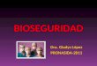 Diapositiva 1s2466b93f0b9d8174.jimcontent.com/download/version... · PPT file · Web view2011-11-19 · BIOSEGURIDAD Dra. Gladys López PRONASIDA-2011 BIOSEGURIDAD “Debe entenderse