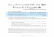 Rav Soloveitchik on the Pesach Haggadah - Parsha.net · Rav Soloveitchik on the Pesach Haggadah Transcribed by Rabbi Aton Holzer 2 Ha Lachma Anya This is the bread of affliction that