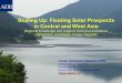 Scaling Up: Floating Solar Prospects in Central and … · Solar potential is untapped due to lack of technical skills and knowledge on new technologies, costs, benefits and financing
