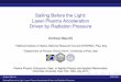 Sailing Before the Light: Laser-Plasma Acceleration Driven ...apam.columbia.edu/.../pdf-files/Macchi.pdf · Sailing Before the Light: Laser-Plasma Acceleration Driven by Radiation