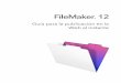 FileMaker Instant Web Publishing Guide · 4 Consideraciones generales del diseño de bases de datos 33 Trabajo con gráficos, sonidos y películas en la Web 35 Establecimiento de