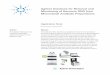 Agilent Solutions for Removal and Monitoring of Genomic ... · This Application Note describes an application solution for the removal and monitoring of genomic DNA contamination