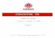 COACHING IN COMPETITION - gameplanbasketball.ca€¦ · Web viewCoaching in competition is both an art and a science. The science is having an in-depth understanding of your: