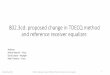 802.3cd: proposed change in TDECQ method and … · 802.3cd Dec. 2017 802.3cd: proposed change in TDECQ method and reference receiver equalizer PAM4 signals: average versus optimum