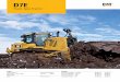 AEHQ6142-00, D7E Track-Type Trator, Specalog · The Cat® D7E was designed to meet growing demand for powerful yet highly maneuverable track-type tractors. By adapting electric drive