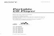 Portable CD Player - sony.co.uk file3 Índice Procedimientos iniciales Localización de los controles ..... 4 Reproducción de CD 1.Conecte el reproductor de CD. ..... 6