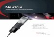 Neutrix - inelco-grinders.cominelco-grinders.com/wp-content/uploads/2018/10/NEUTRIX_ES.pdf · NEUTRIX - Afilador de tungsteno de mano con colector de polvo Inelco Grinders A / S desarrolló