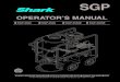 SGP-3030 SGP-3530 SGP-3530E SGP-4035E · OPERATOR’S MANUAL SGP-3030 SGP-3530 SGP-3530E SGP-4035E SGP SHARK PRESSURE WASHERS 4275 N.W. PACIFIC RIM BLVD. CAMAS, WA 98607 USA For technical