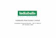 Indiabulls Real Estate Limited · Indiabulls Real Estate Limited ... Acquired Jupiter Mills and Elphinstone Mills for ₹ 772 Cr in Mumbai through open bidding process by NTC Demerger