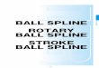 BALL SPLINE - Nippon Bearing · B-2 BALL SPLINE El eje nervado de NB es un mecanismo de movimiento lineal que utiliza un movimiento rotacional de bolas que puede soportar las cargas