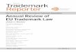 Annual Review of EU Trademark La 106/TMR Vol 106 No 02 EUAR Proof... · Annual Review of EU Trademark Law 2015 in Review ... ROBERT CAMERON . ... (b)—Slogan Marks—What kind of
