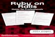 Ruby on Rails Notes for Professionals - books.· Ruby on Rails Ruby Notes for Professionals® on Rails