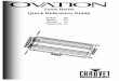 Quick Reference Guide - CHAUVET Professional · About This Guide The Ovation Zoom Barrel Quick Reference Guide ... Download the Ovation ... 8 tornillos hexagonales M4 x 14 mm