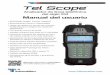 Tel Scope™™ - Cable Tester and Network Cable Tester … · 2015-04-30 · donde guardar el equipo de prueba.! Tabla 1. Símbolos e iconos. 4 Términos Descripciones y usos 