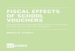 Fiscal Effects Of Schools Vouchers - edchoice.org · ABOUT EDCHOICE EdChoice is a nonprofit, nonpartisan organization dedicated to advancing full and unencumbered educational choice