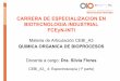 CARRERA DE ESPECIALIZACION EN BIOTECNOLOGIA …biotecnologiaindustrial.fcen.uba.ar/wp-content/uploads/2010/04/CEBI... · Efecto hipercrómico (sobre I): Incremento de la intensidad