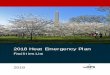 2018 Heat Emergency Plan - hsema.dc.gov · District of Columbia 2018 Heat Emergency Plan Facilities List . 2018 1 . 1.0 Introduction 1.1 . Purpose and Scope . The District of Columbia