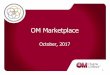 OM Marketplace · Contents Page # OM Marketplace Basics 3 About OM Marketplace 4 Login 5 User Preferences 8 Order Management 17 Place An Order 18 Quick Key 27 Upload Order 29