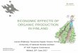 ECONOMIC EFFECTS OF ORGANIC PRODUCTION IN FINLANDorgprints.org/31480/3/NJF 2017_Viitaharju_ 31480 Economic Effects... · . The project ” Regional economic effects of organic production