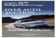 dxbrs3zlwqu4z.cloudfront.net · Dyer Auto Auction’s decision is determined to be accurate. • Any vehicle with mechanical issues that need to be checked on Monday, will not be