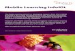 Mobile Learning infoKit - Postgraduate Innovations · Mobile Learning infoKit JISC infoNet 1 Acknowledgements JISC infoNet would like to thank the following for their input into this