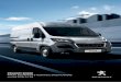 PEUGEOT BOXER · know everything about your new boxer e&oe january 2018. for further information talk to your local peugeot dealer or see . boxer standard panel van