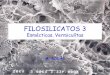 FILOSILICATOS 3 Esmécticas. Vermiculítas - ucm.es 3.pdf · Las formadas a partir de la alteración hidrotermal o meteórica de rocas volcánicas (basaltos, andesitas y riolitas)