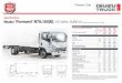 specifications: Isuzu ‘Forward’ N75.150(E) · Isuzu Truck (UK) Ltd. shall have no liability whatsoever should the information supplied have incorrect data, descriptions or illustrations