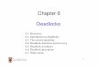 Chapter 6 Deadlocks - Computer Science and Engineeringcs3231/14s1/lectures/lect05.pdf · 2 Learning Outcomes • Understand what deadlock is and how it can occur when giving mutually