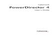 CyberLink PowerDirector 4download.gocyberlink.com/ftpdload/user_guide/powerdirector/4/PD4... · CyberLink PowerDirector 4 ii ... 92 Modify a Title Effect ... CyberLink PowerDirector’s