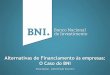 Alternativas de Financiamento às empresas: O Caso do BNI§ão ENH - Alternativas... · • O BNI, Visão, Missão, Valores, Objectivos e Capital • Fontes de Financiamento do BNI
